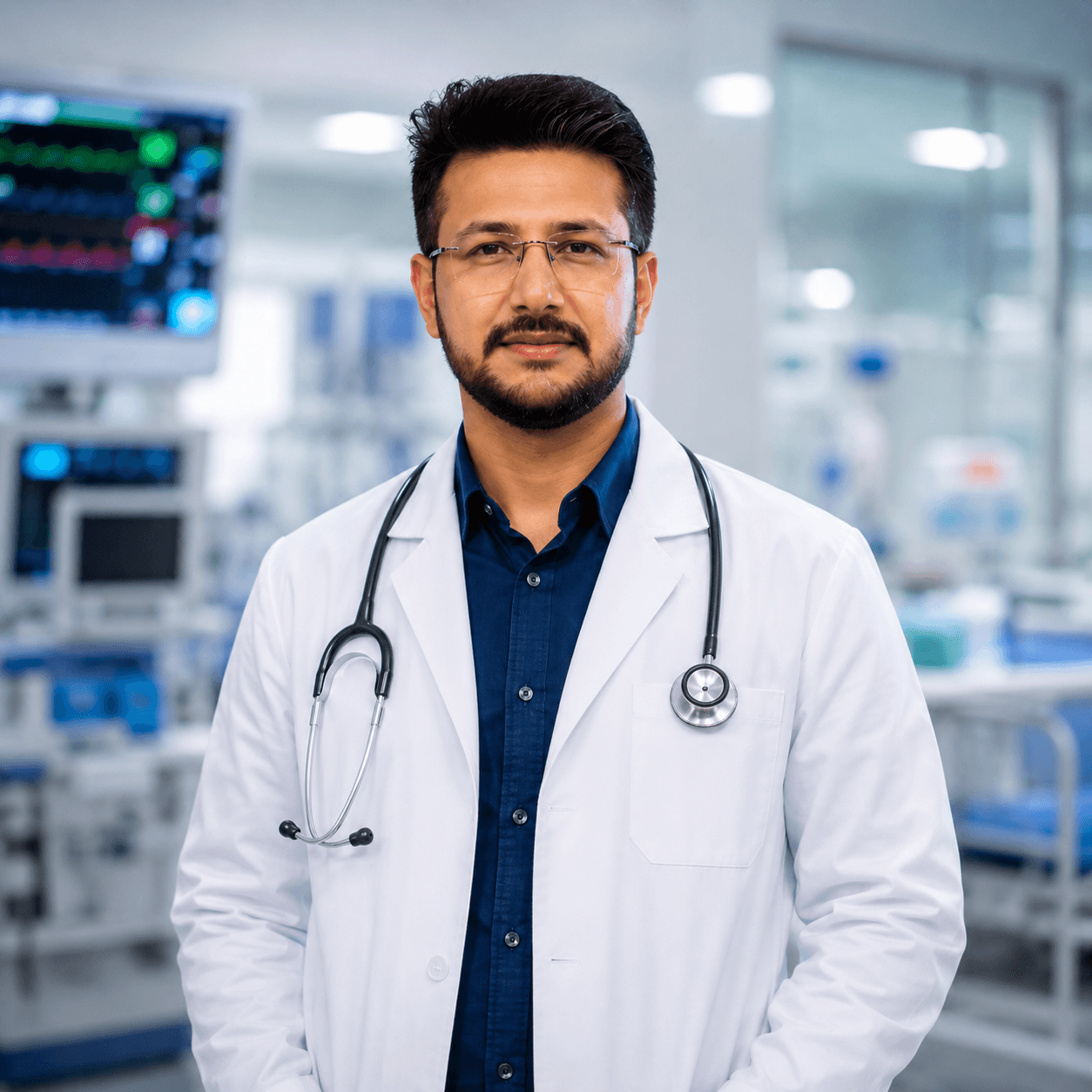 Portrait photograph of Dr. Het Pujara